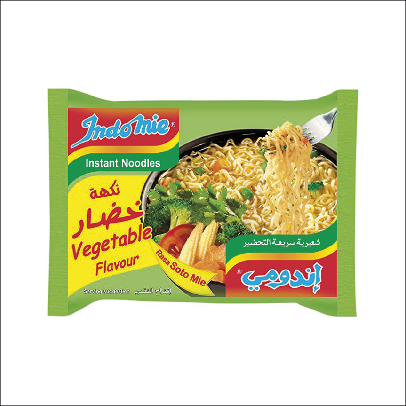 إندومي جامبو بنكهة الخضار - 120 جرام